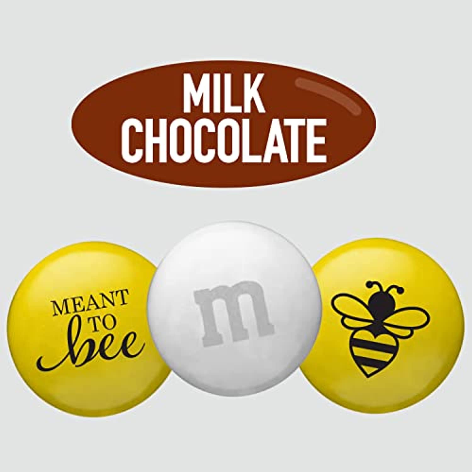 M&Ms Milk Chocolate Meant To Bee Candy, 5Lbs Of Bulk Candy For Engagement  Party, Bridal Shower, Wedding Gifts, Wedding Favors And Candy Buffet  Chocolate Bar 